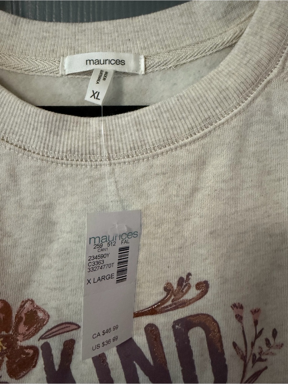 NWT Maurice’s crewneck bundle size XL - Picture 5 of 5